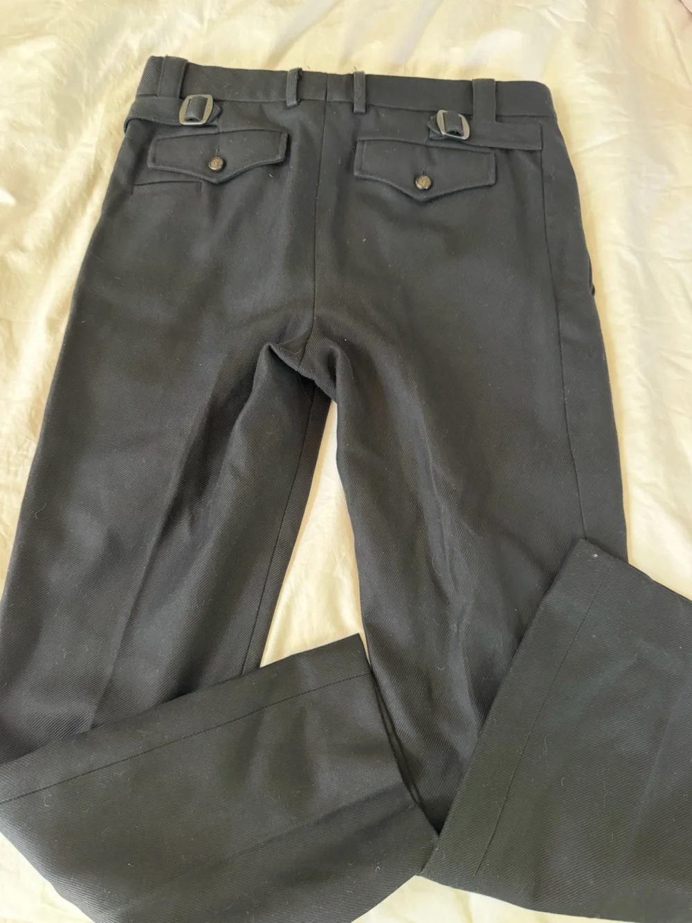 Gucci Men's Black Tailored Dress Pants